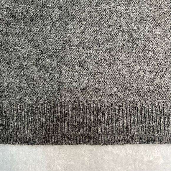 Magaschoni Mohair Wool Sweater Gray Marled Long Sleeve Crewneck Size M Warm Cozy - Picture 6 of 11